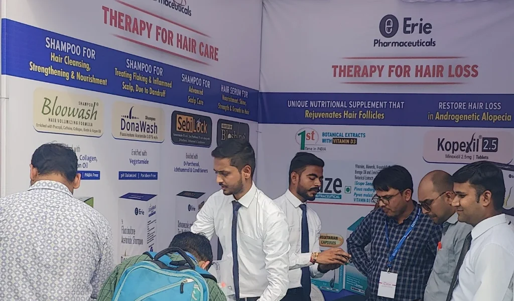 Erie pharmaceuticals at Cuticon 2023 Rajasthan